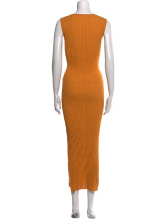 By Malene Birger Scoop Neck Long Dress