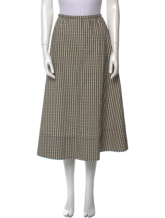 By Malene Birger Printed Midi Length Skirt