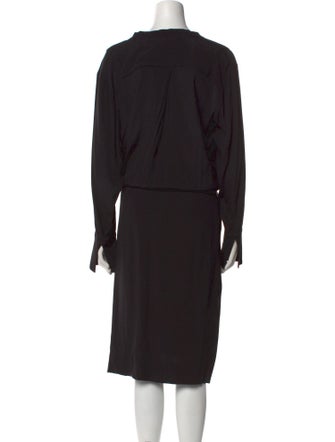 By Malene Birger V-Neck Midi Length Dress
