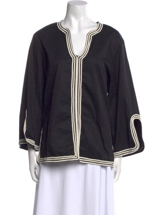 By Malene Birger V-Neck Long Sleeve Tunic
