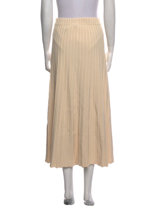 By Malene Birger Pleated Accents Midi Length Skirt