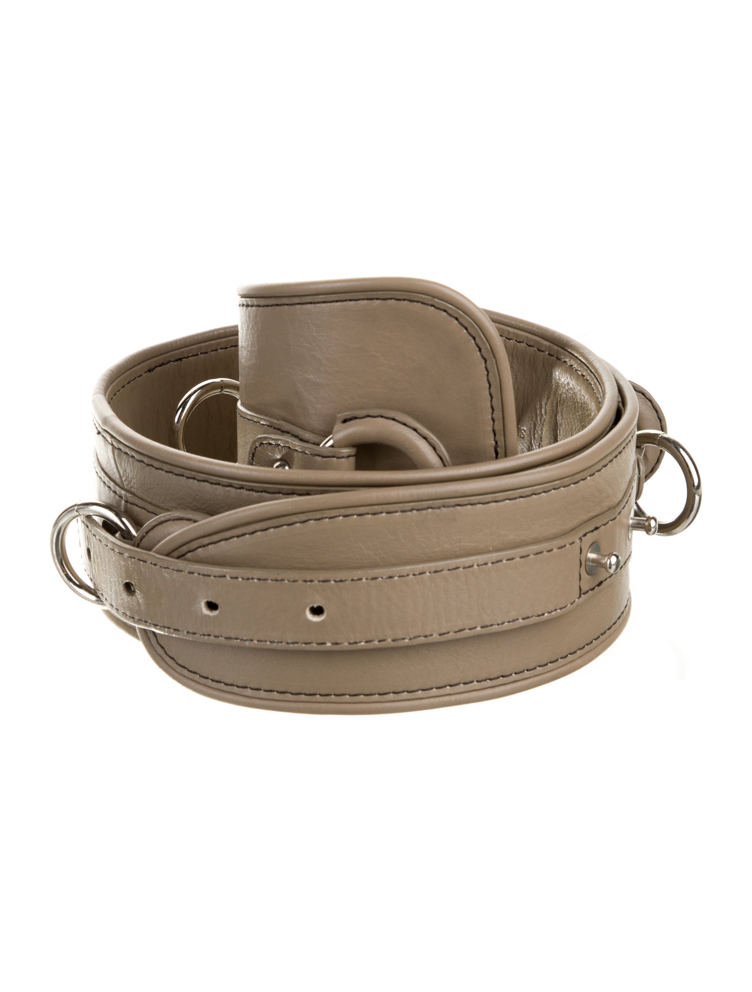 By Malene Birger Wide Leather Waist Belt