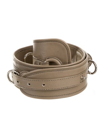 By Malene Birger Wide Leather Waist Belt