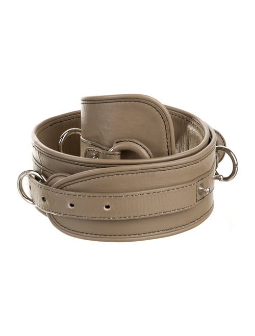 By Malene Birger Wide Leather Waist Belt