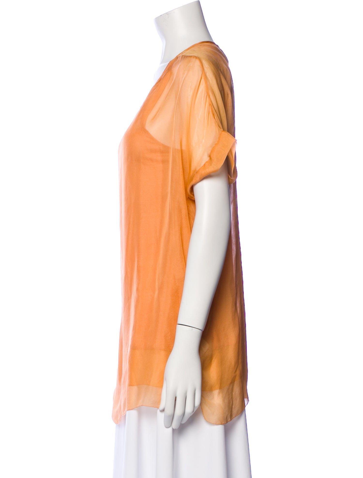 By Malene Birger Silk Scoop Neck Tunic
