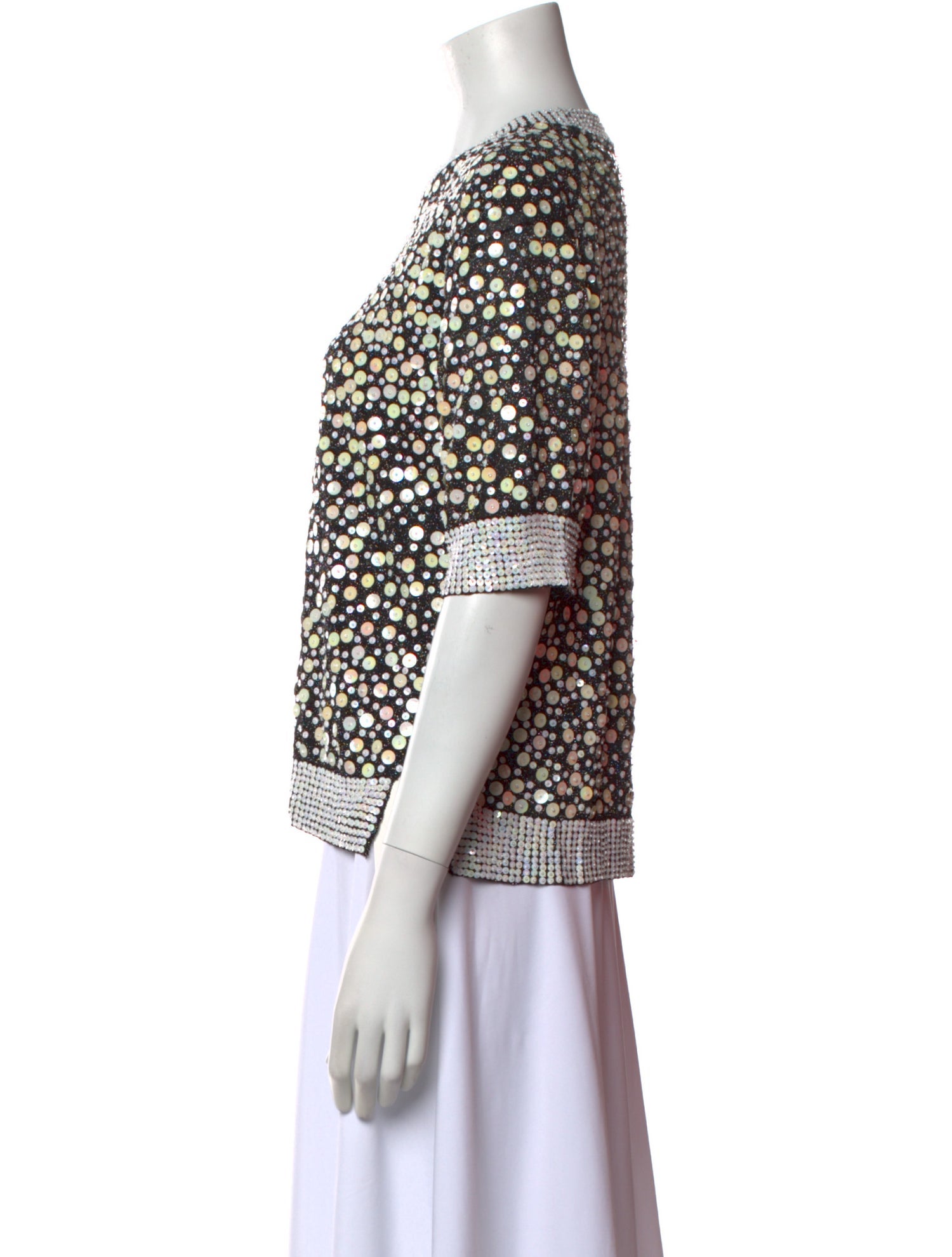 By Malene Birger Printed Crew Neck Sweater