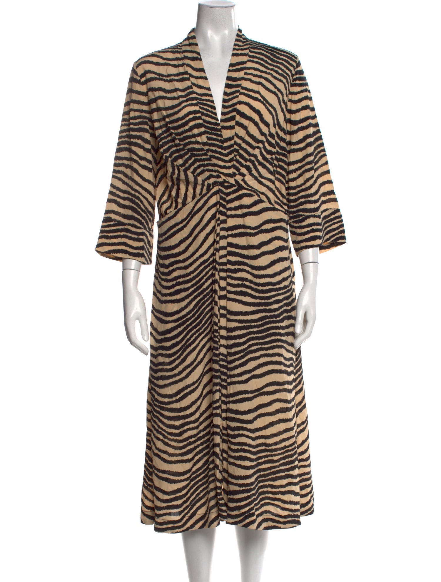 By Malene Birger Animal Print Long Dress