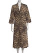 By Malene Birger Animal Print Long Dress