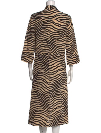 By Malene Birger Animal Print Long Dress