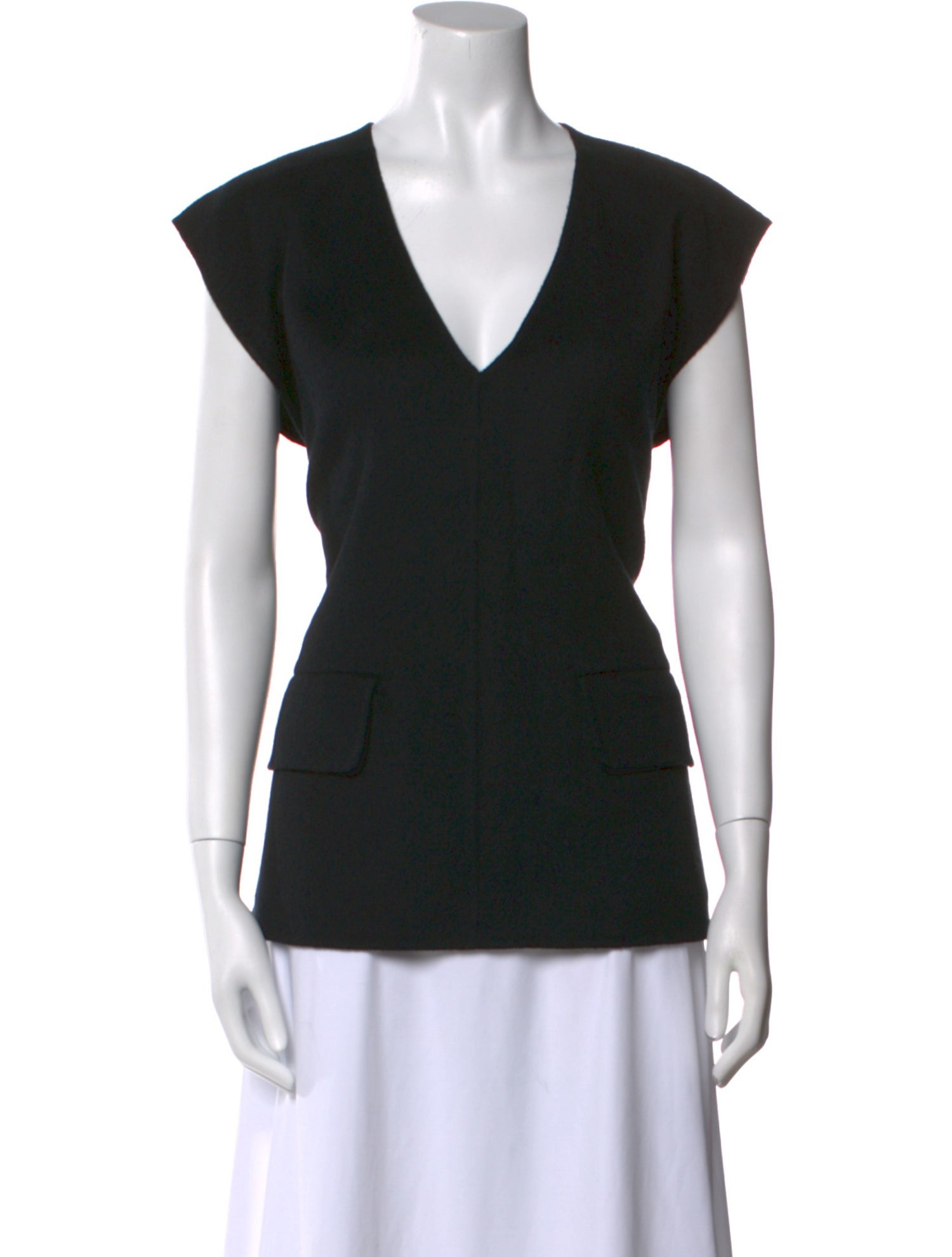 By Malene Birger Wool V-Neck Top