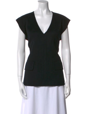 By Malene Birger Wool V-Neck Top