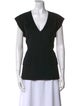 By Malene Birger Wool V-Neck Top