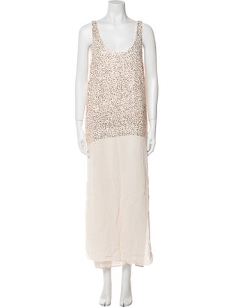 By Malene Birger Scoop Neck Long Dress