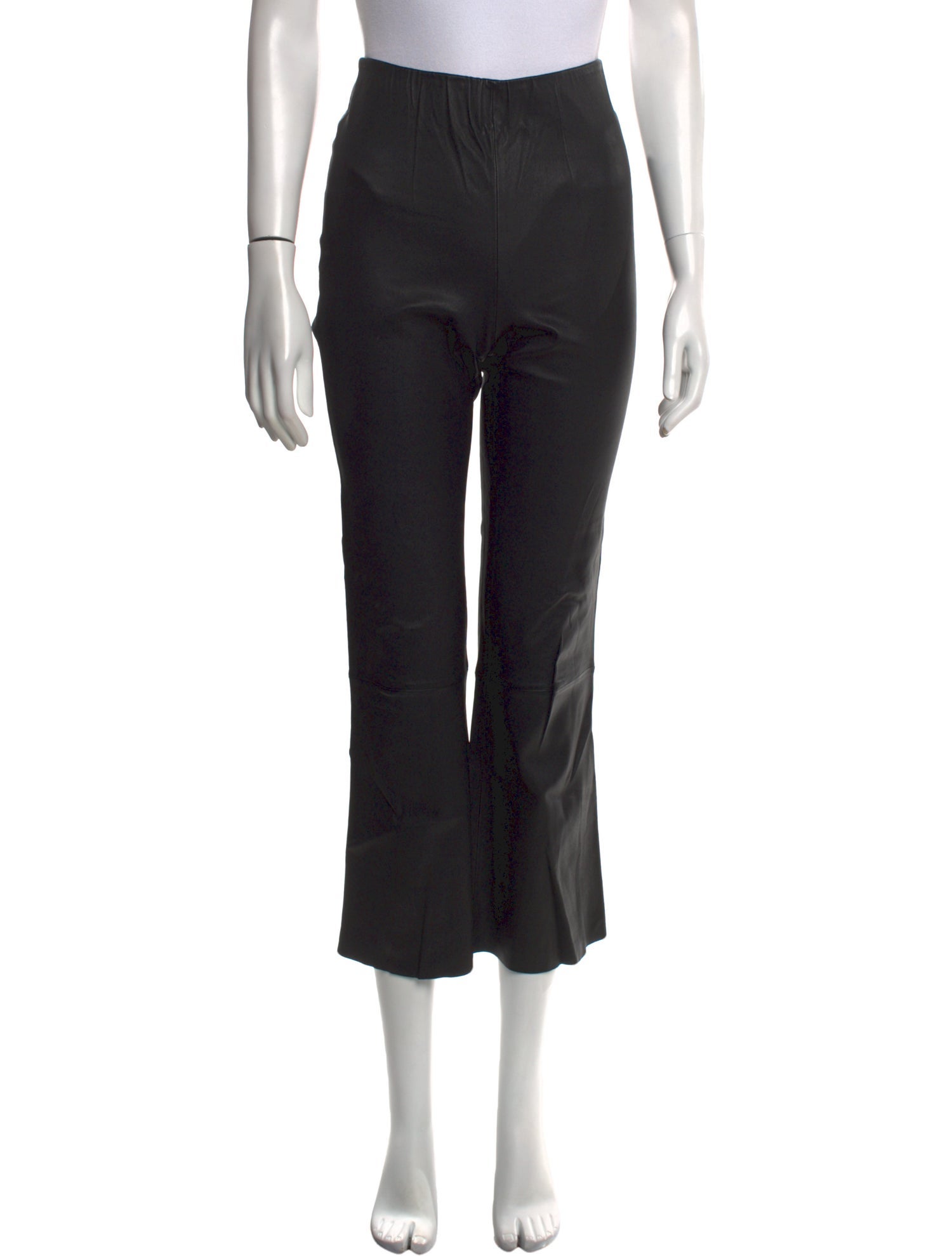 By Malene Birger Lamb Leather Straight Leg Pants