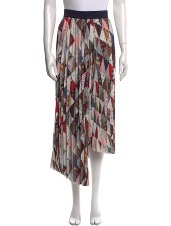 By Malene Birger Printed Midi Length Skirt