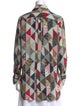 By Malene Birger Printed Long Sleeve Button-Up Top