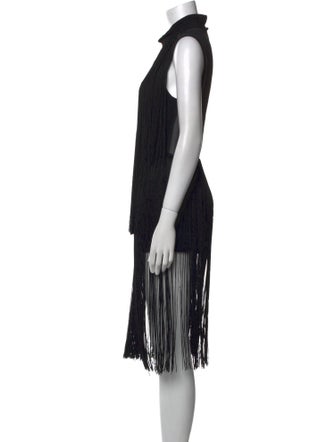 By Malene Birger Mock Neck Knee-Length Dress