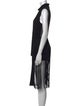 By Malene Birger Mock Neck Knee-Length Dress