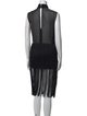 By Malene Birger Mock Neck Knee-Length Dress