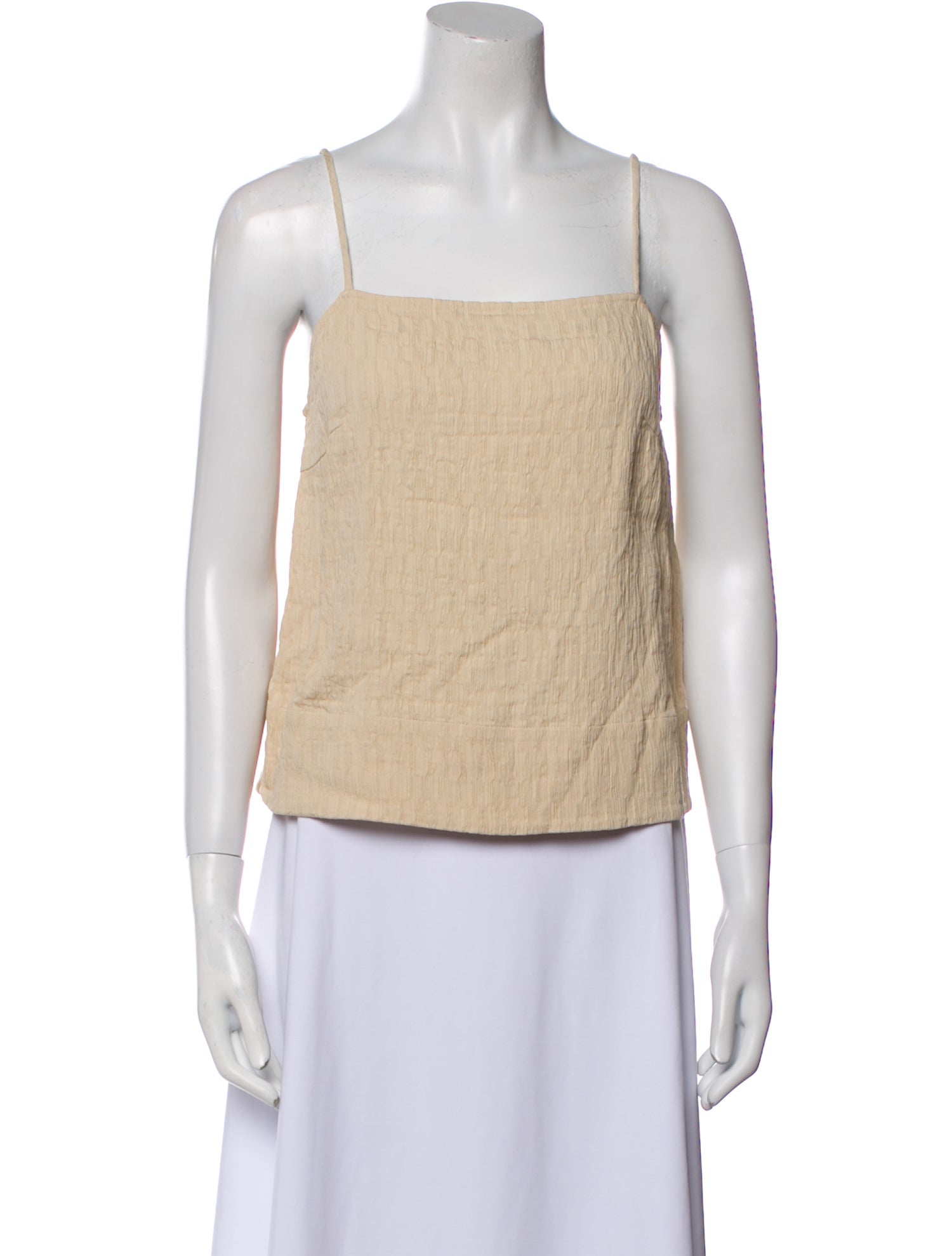 By Malene Birger Square Neckline Sleeveless Top