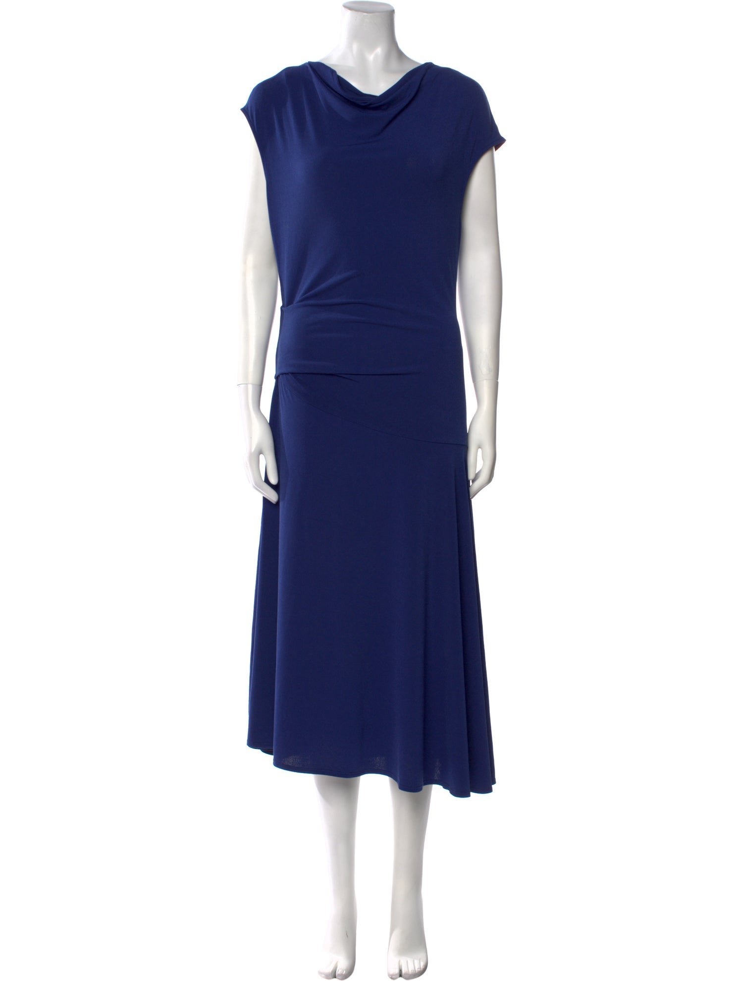 By Malene Birger Cowl Neck Midi Length Dress