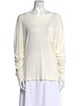 By Malene Birger Scoop Neck Long Sleeve Sweatshirt