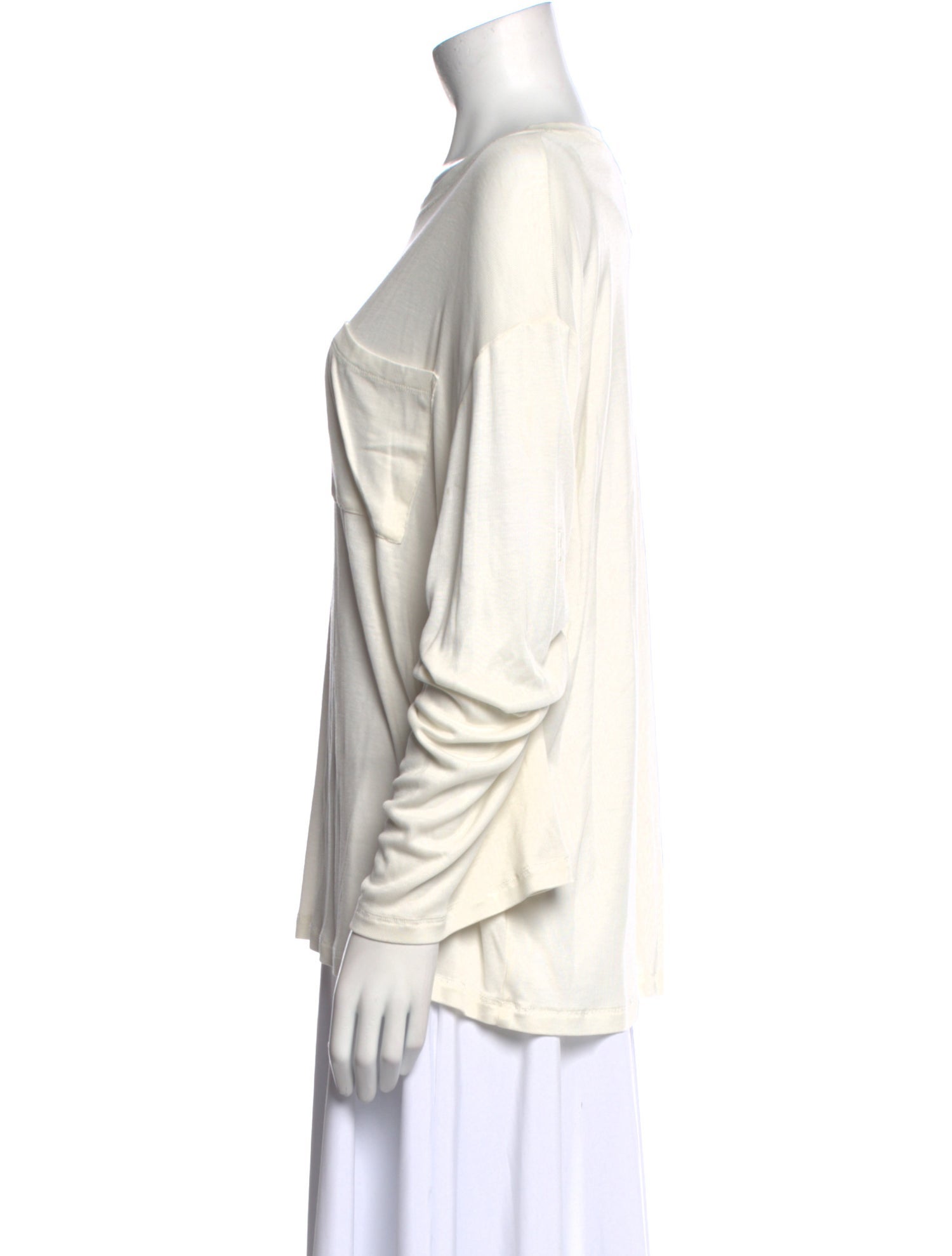 By Malene Birger Scoop Neck Long Sleeve Sweatshirt