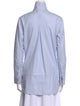 By Malene Birger Mock Neck Long Sleeve Button-Up Top