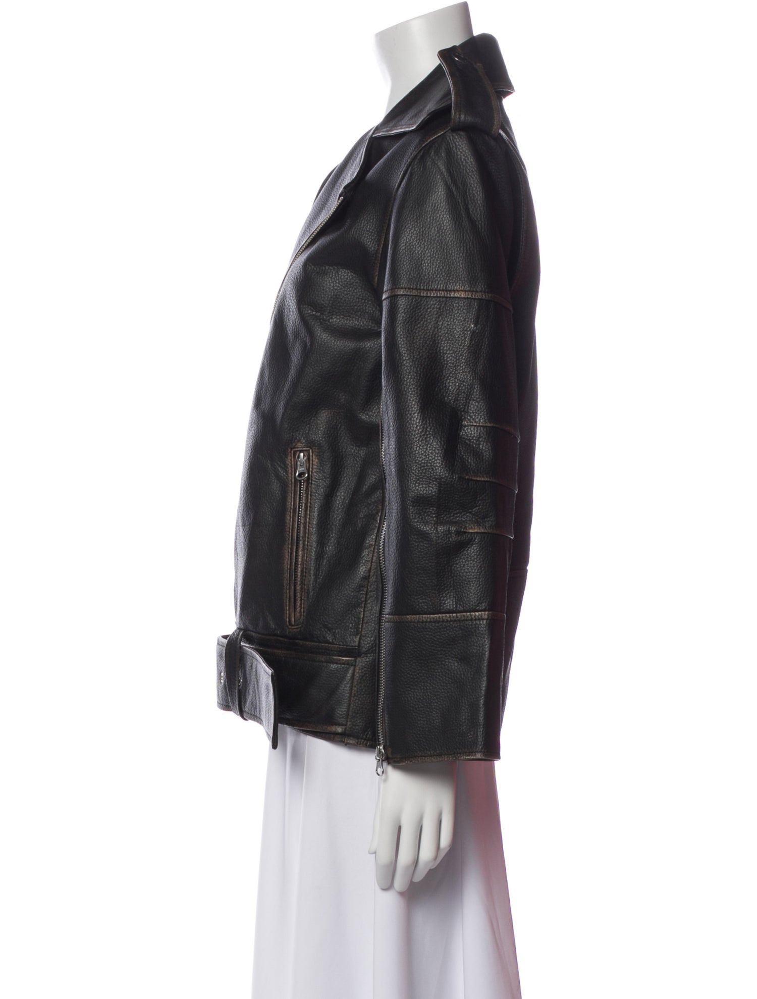 By Malene Birger Leather Biker Jacket