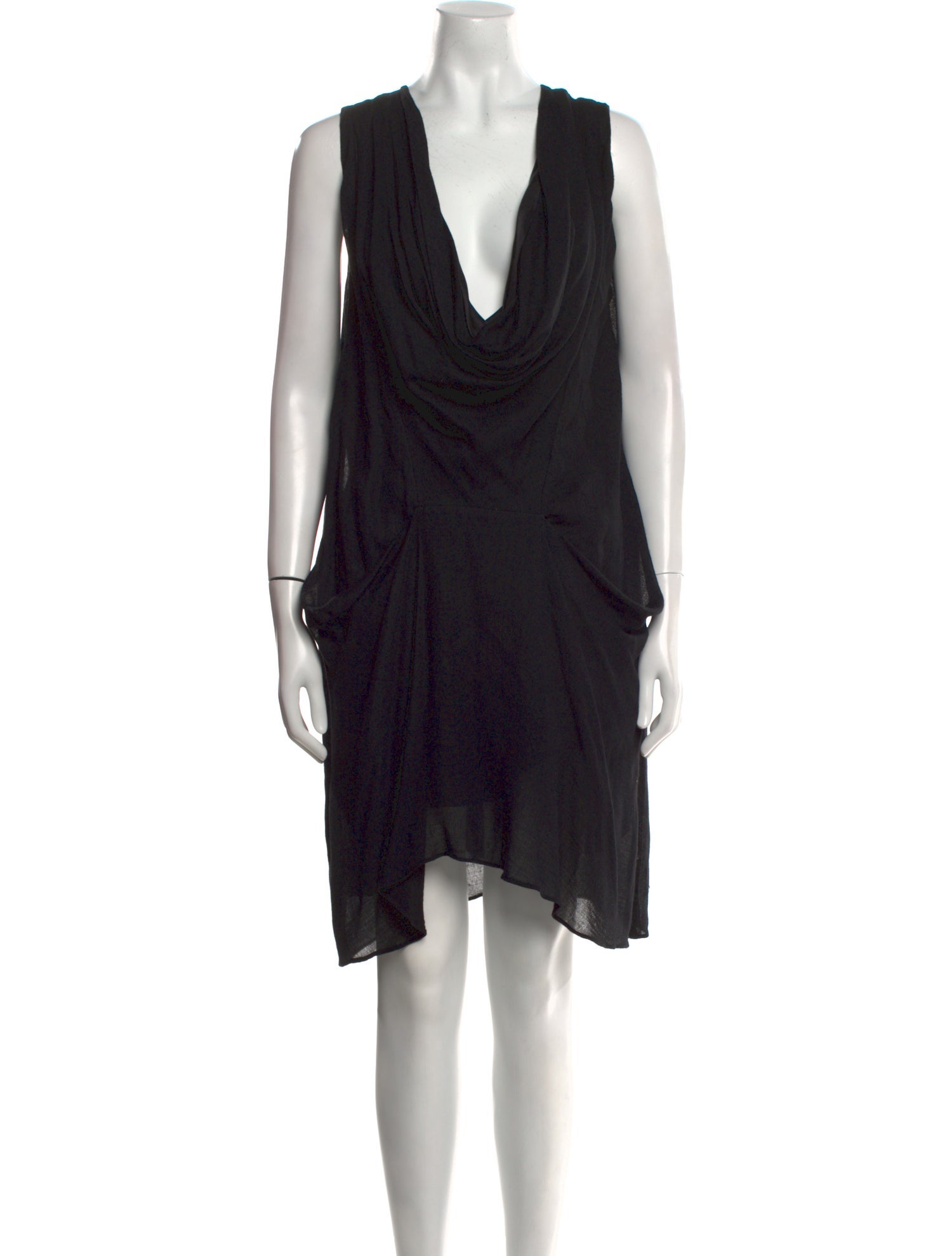 By Malene Birger Cowl Neck Mini Dress