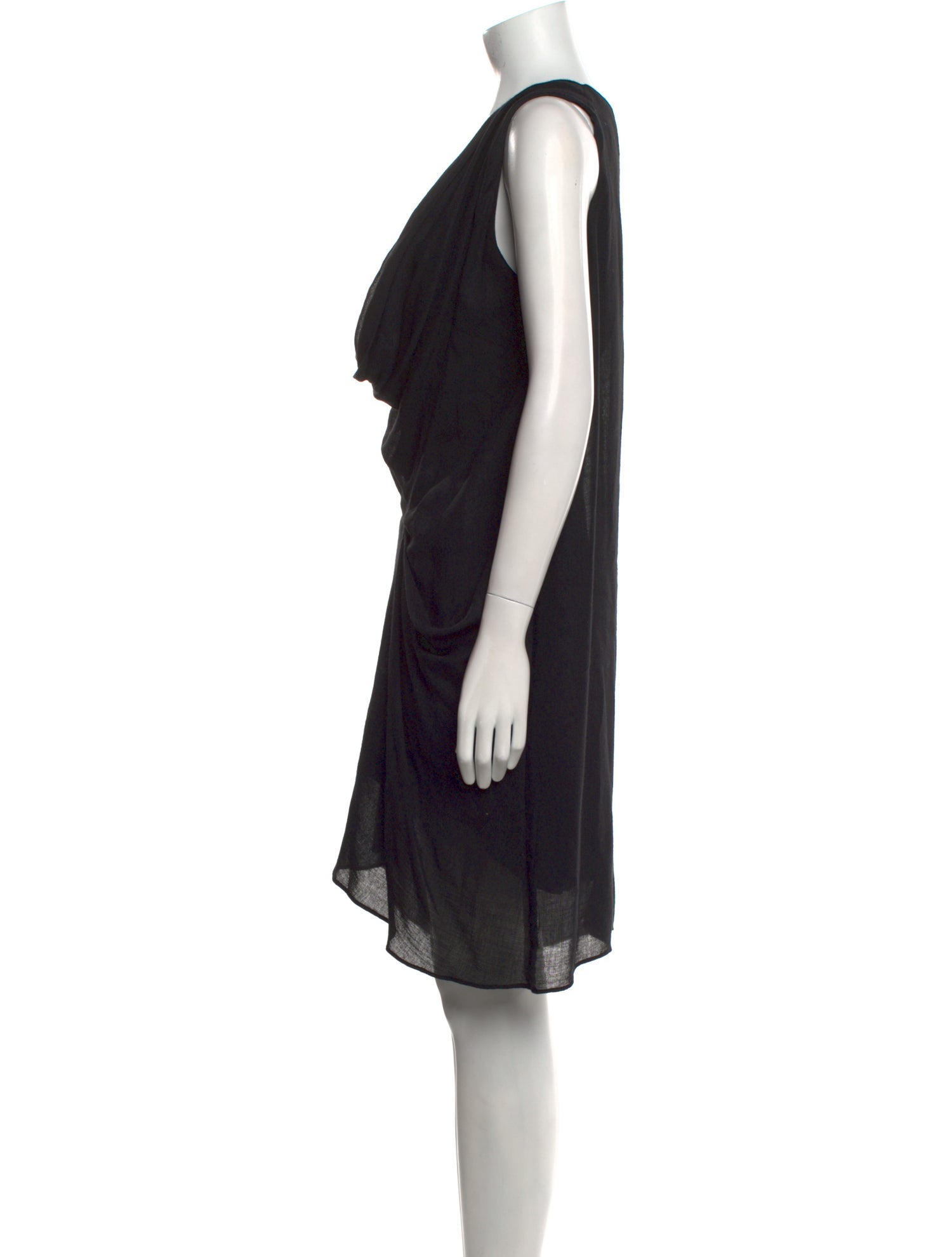 By Malene Birger Cowl Neck Mini Dress