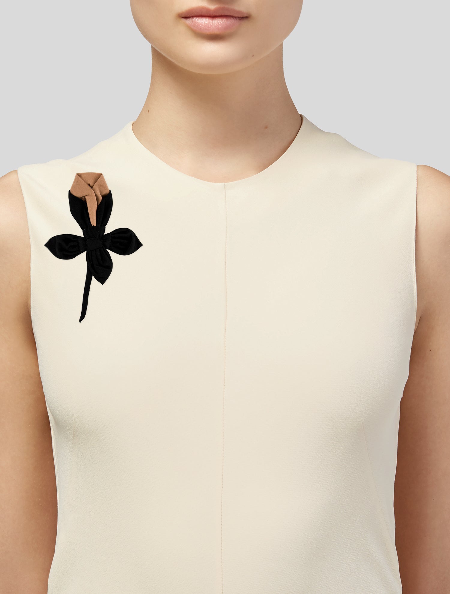 By Malene Birger Silk Fabric Flower Brooch