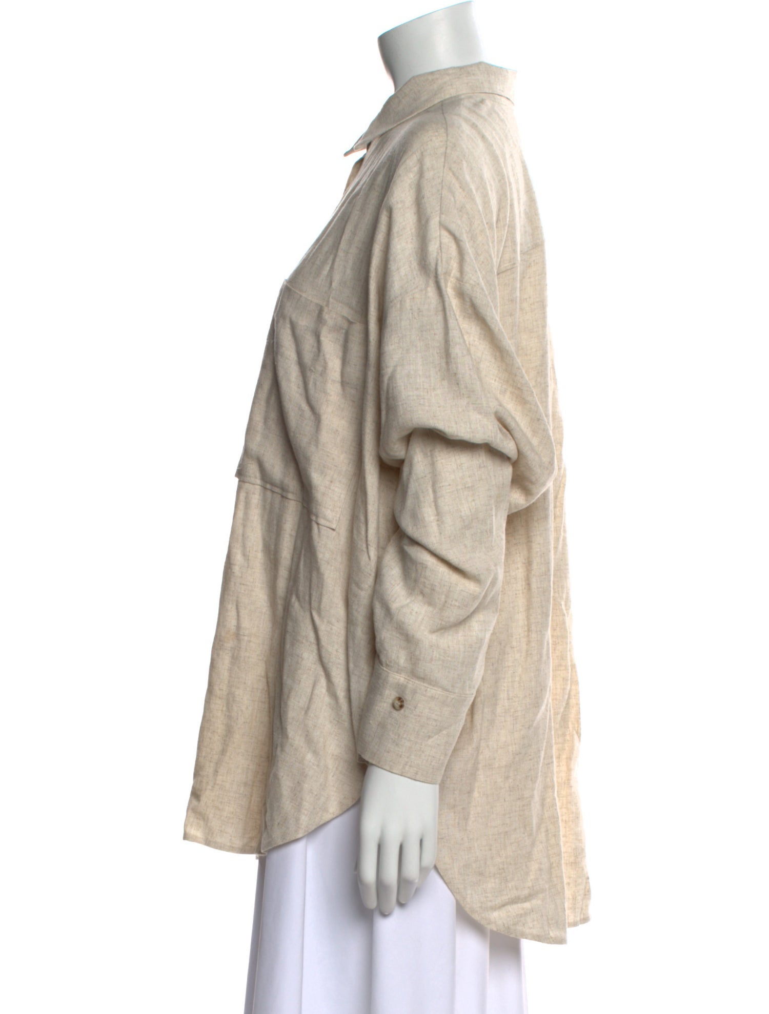 By Malene Birger Long Sleeve Button-Up Top