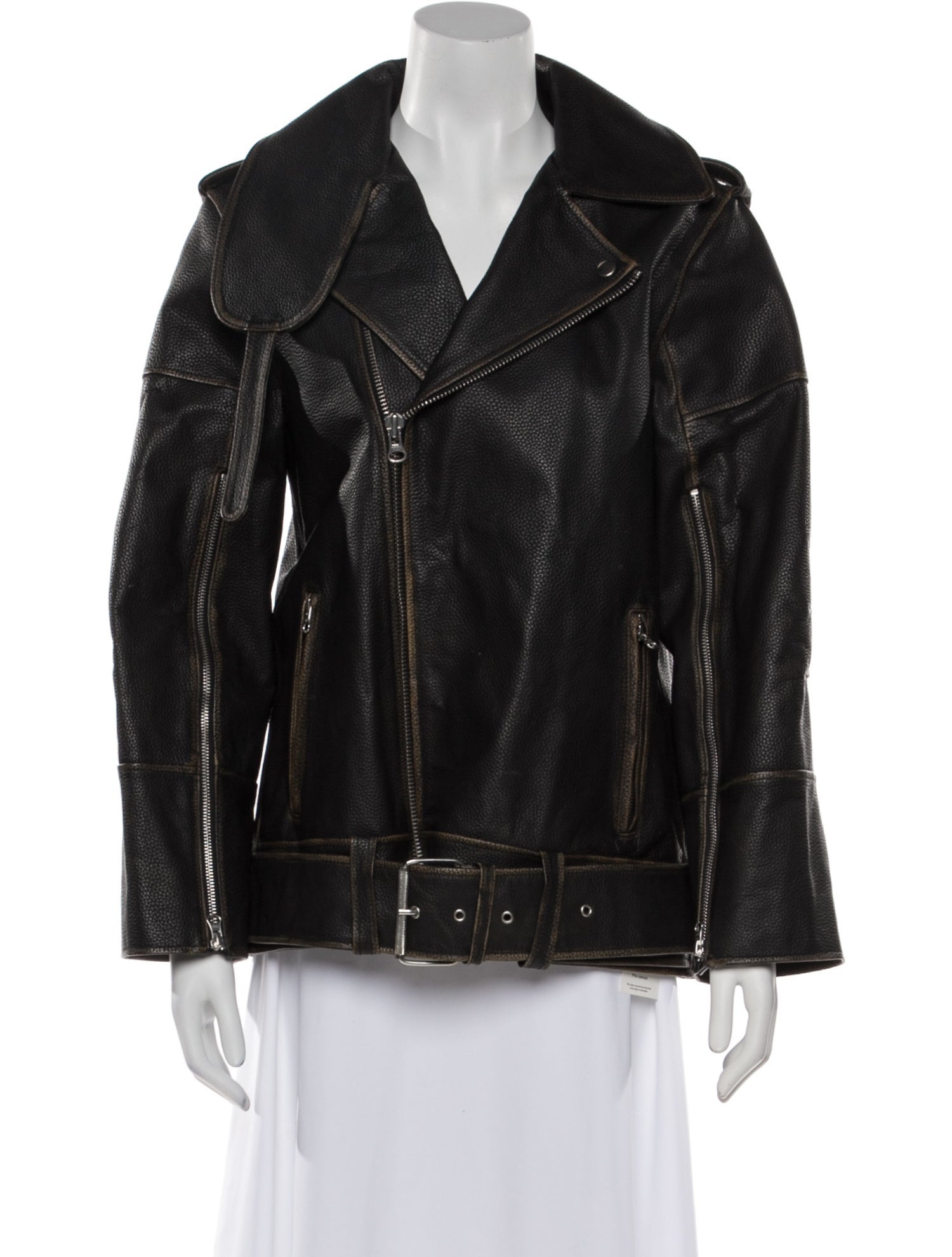 By Malene Birger Leather Biker Jacket