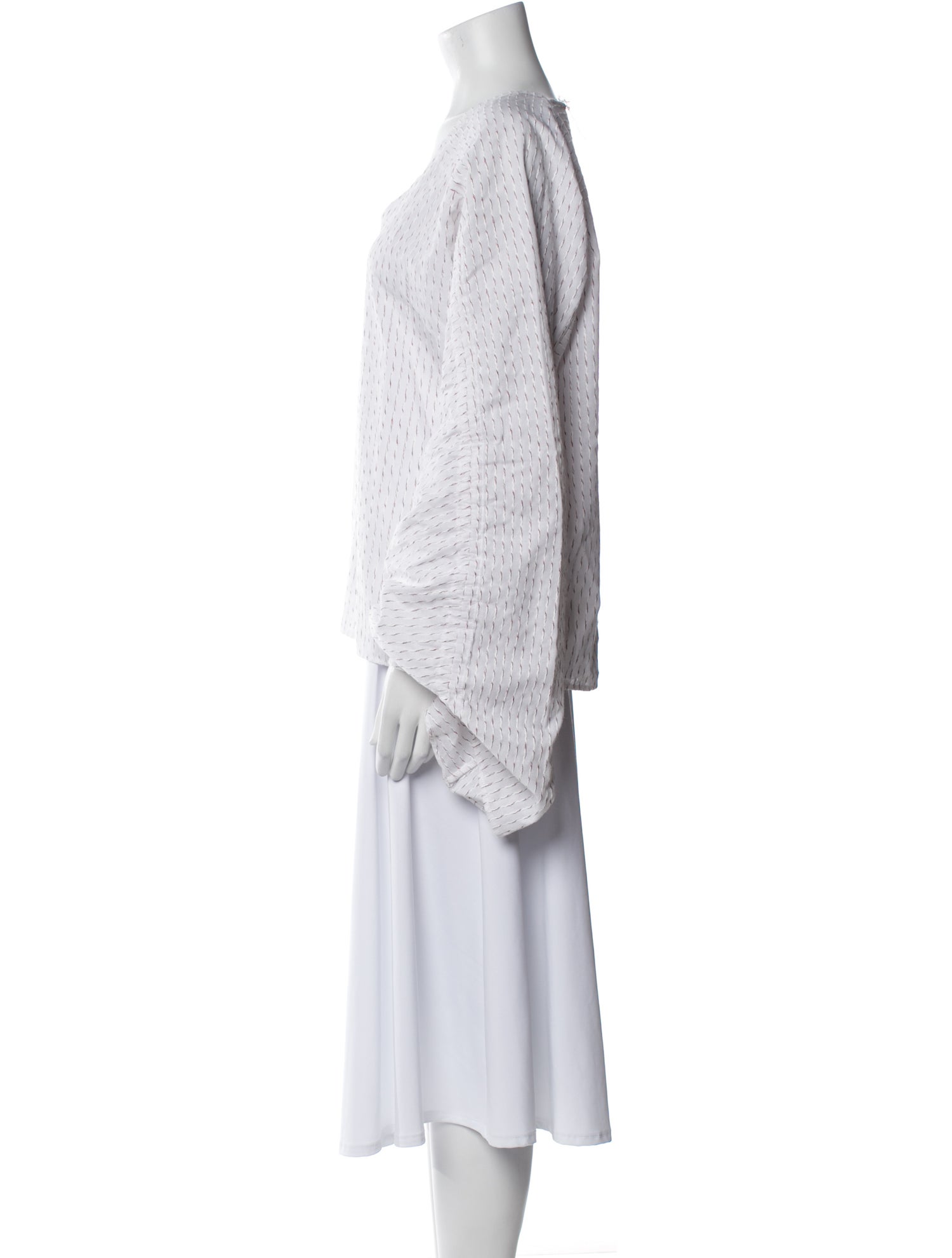 By Malene Birger V-Neck Long Sleeve Top