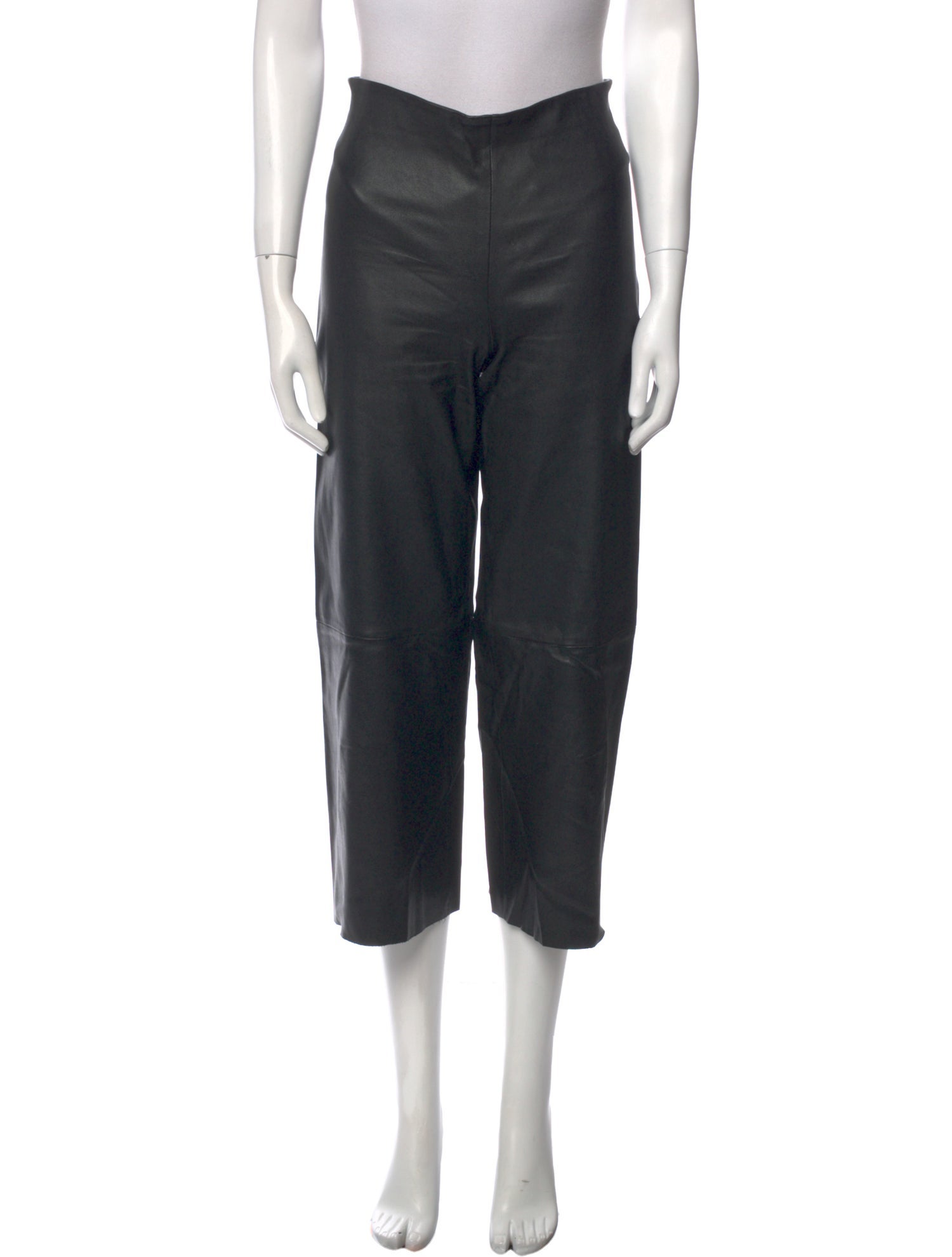 By Malene Birger Leather Wide Leg Pants