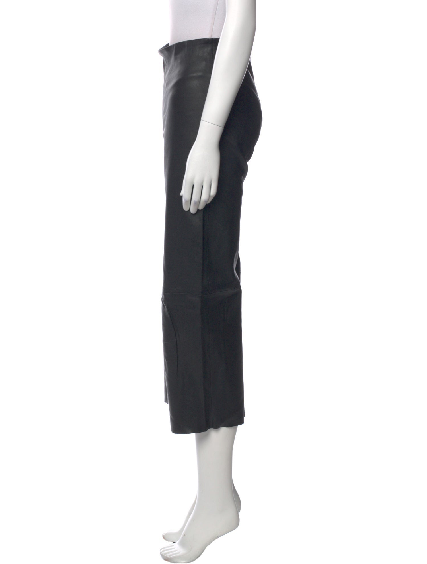 By Malene Birger Leather Wide Leg Pants