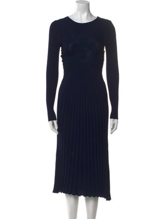 By Malene Birger Scoop Neck Midi Length Dress