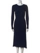 By Malene Birger Scoop Neck Midi Length Dress