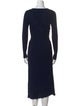 By Malene Birger Scoop Neck Midi Length Dress