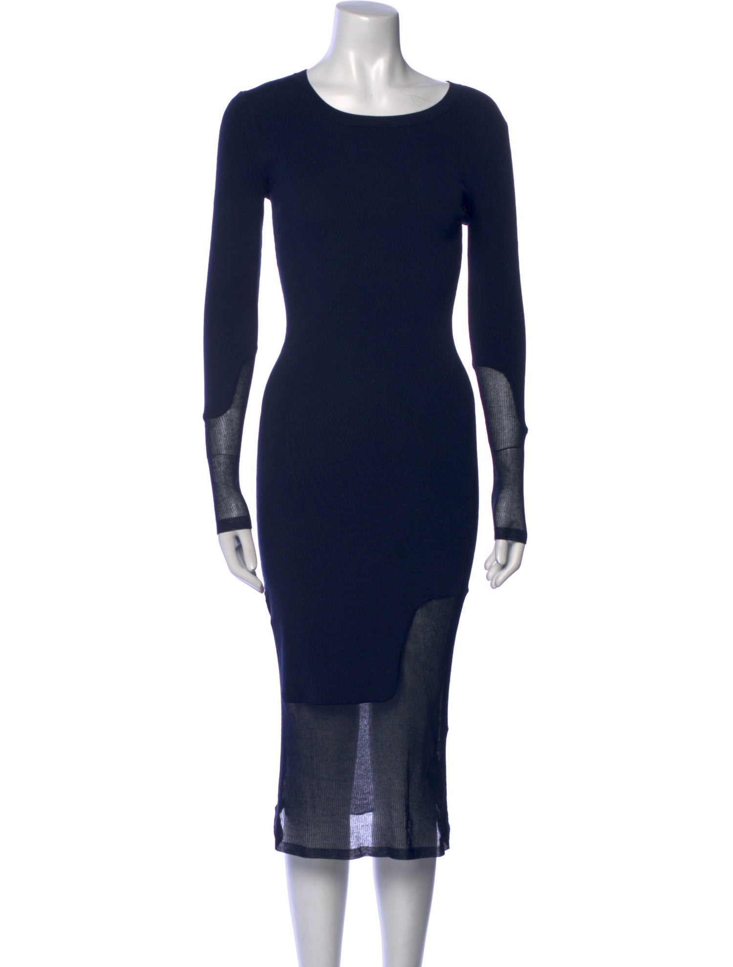 By Malene Birger Scoop Neck Midi Length Dress