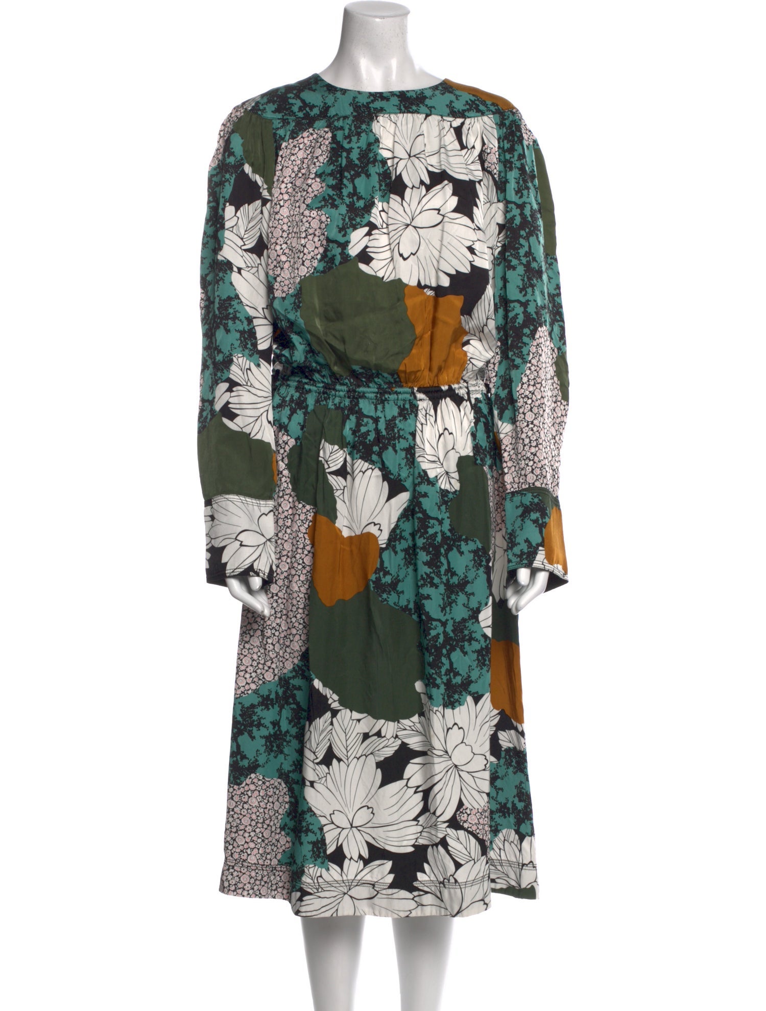 By Malene Birger Floral Print Knee-Length Dress