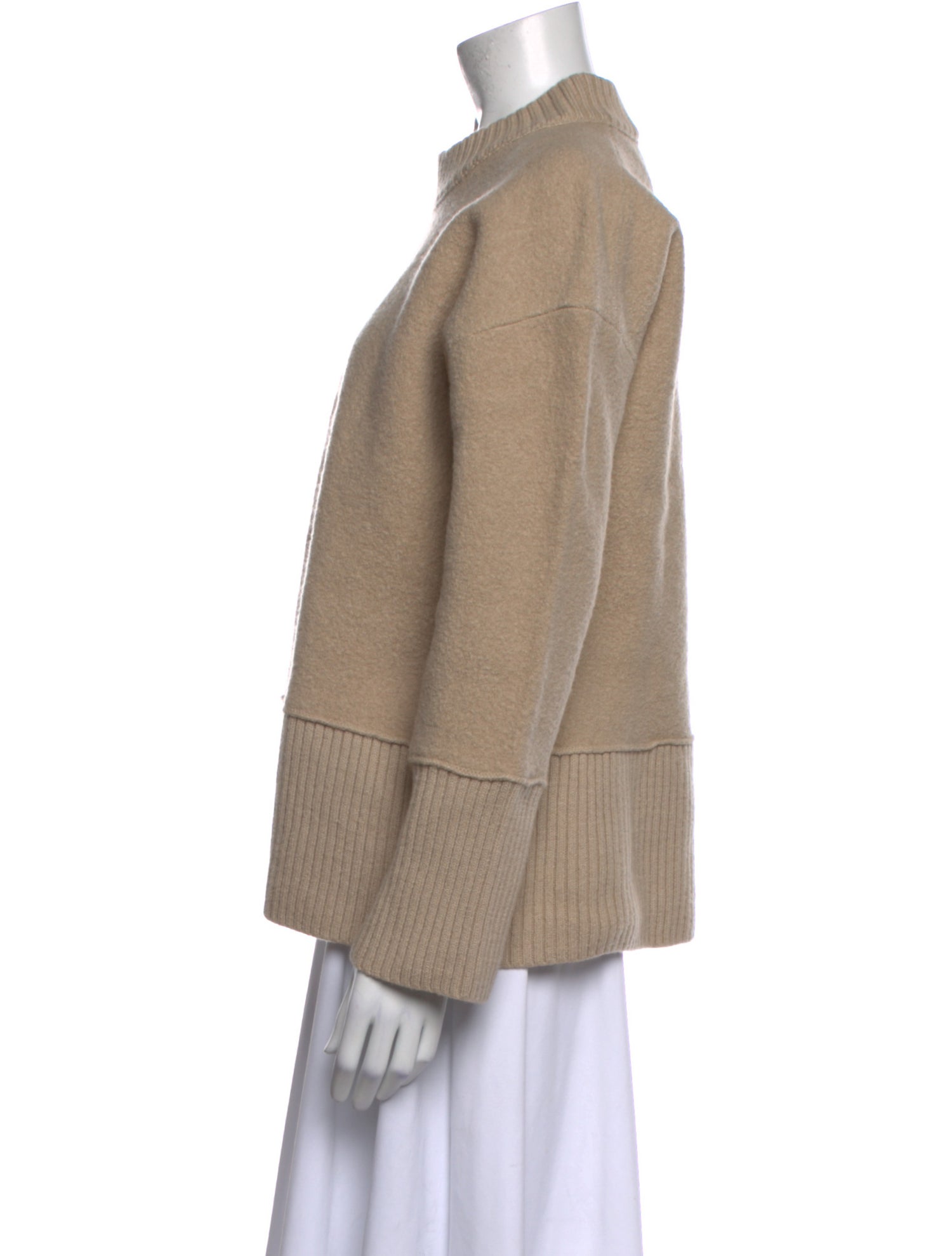 By Malene Birger Mock Neck Long Sleeve Sweatshirt