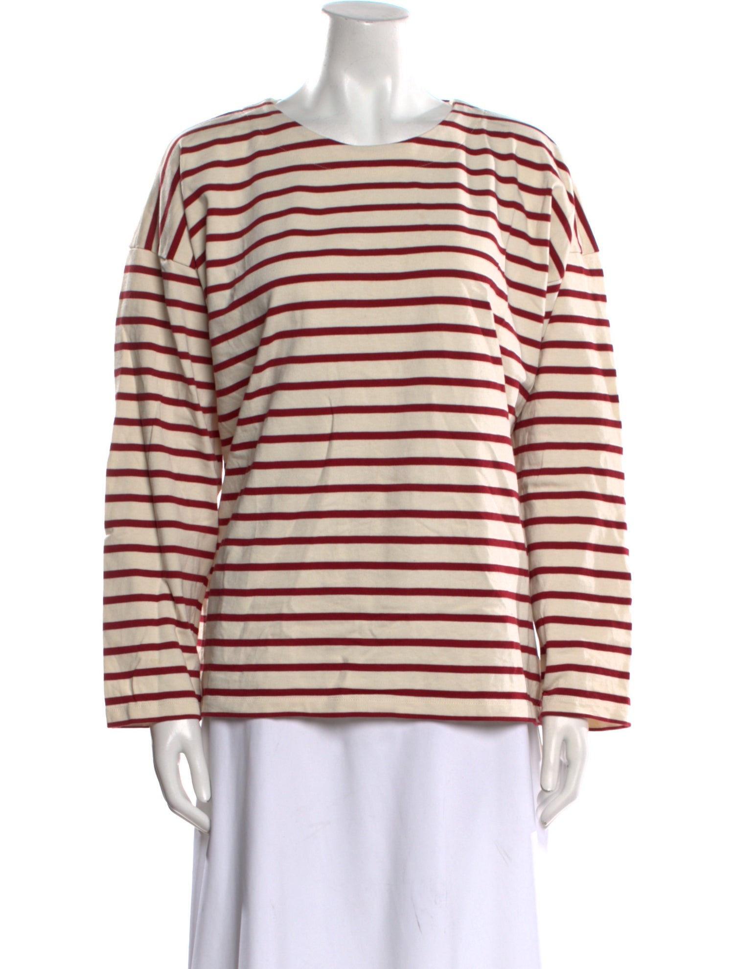 By Malene Birger Striped Crew Neck Sweatshirt
