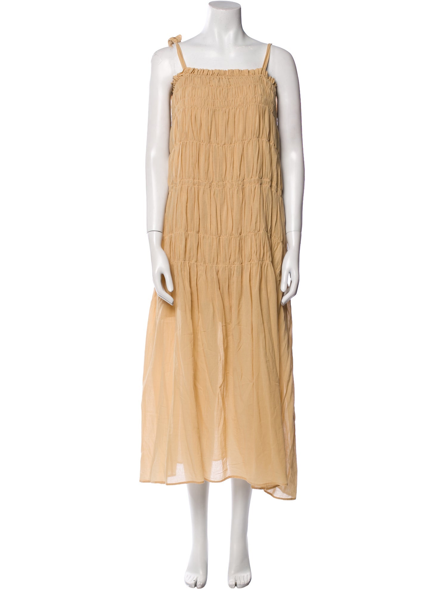 By Malene Birger Square Neckline Long Dress
