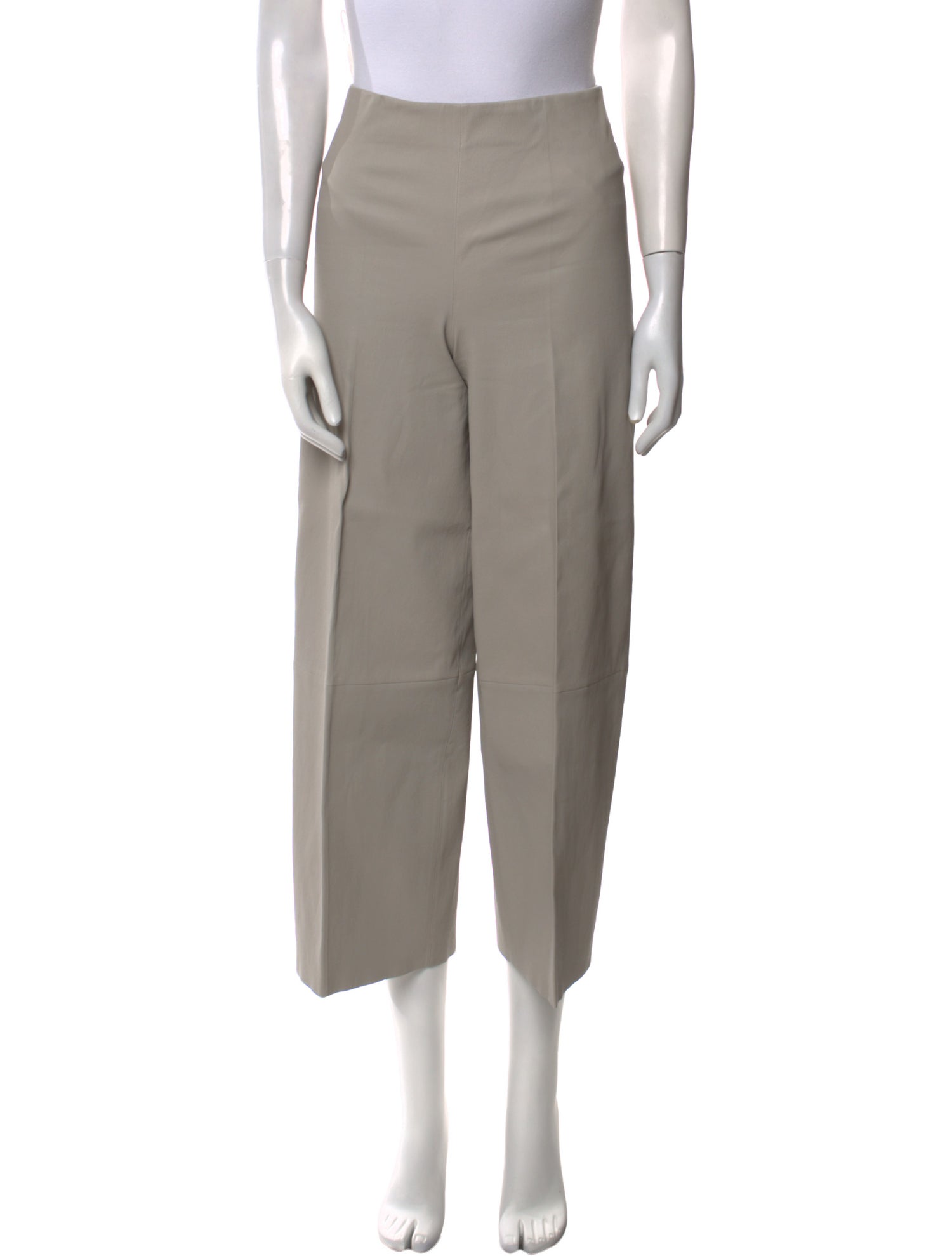 By Malene Birger Lamb Leather Wide Leg Pants
