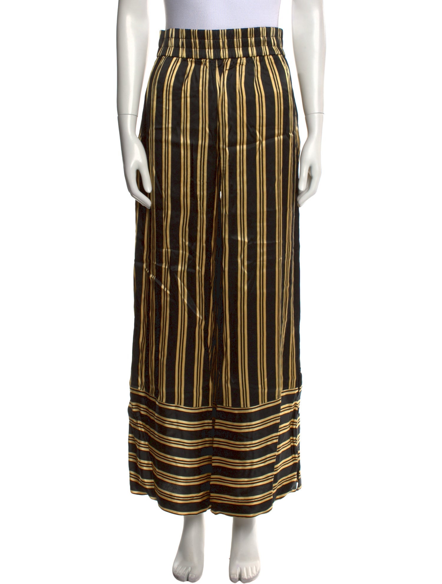 By Malene Birger Striped Wide Leg Pants