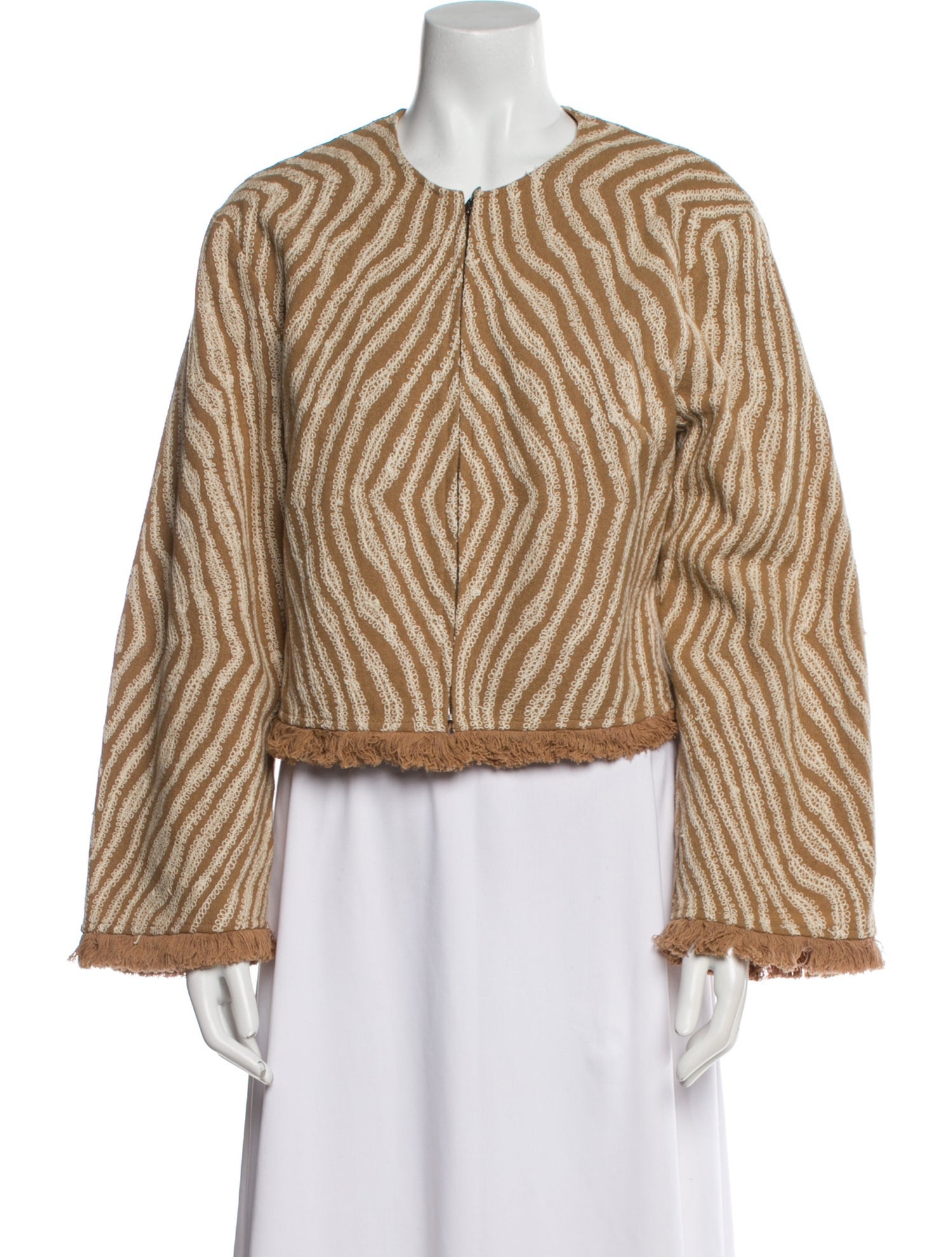 By Malene Birger Wool Striped Jacket