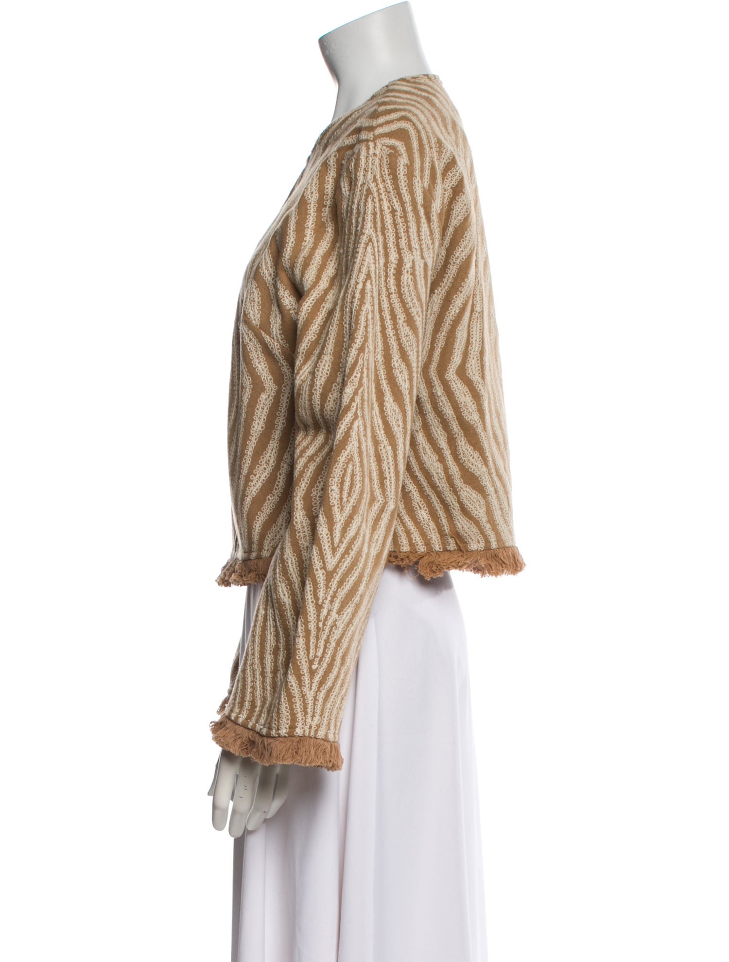 By Malene Birger Wool Striped Jacket
