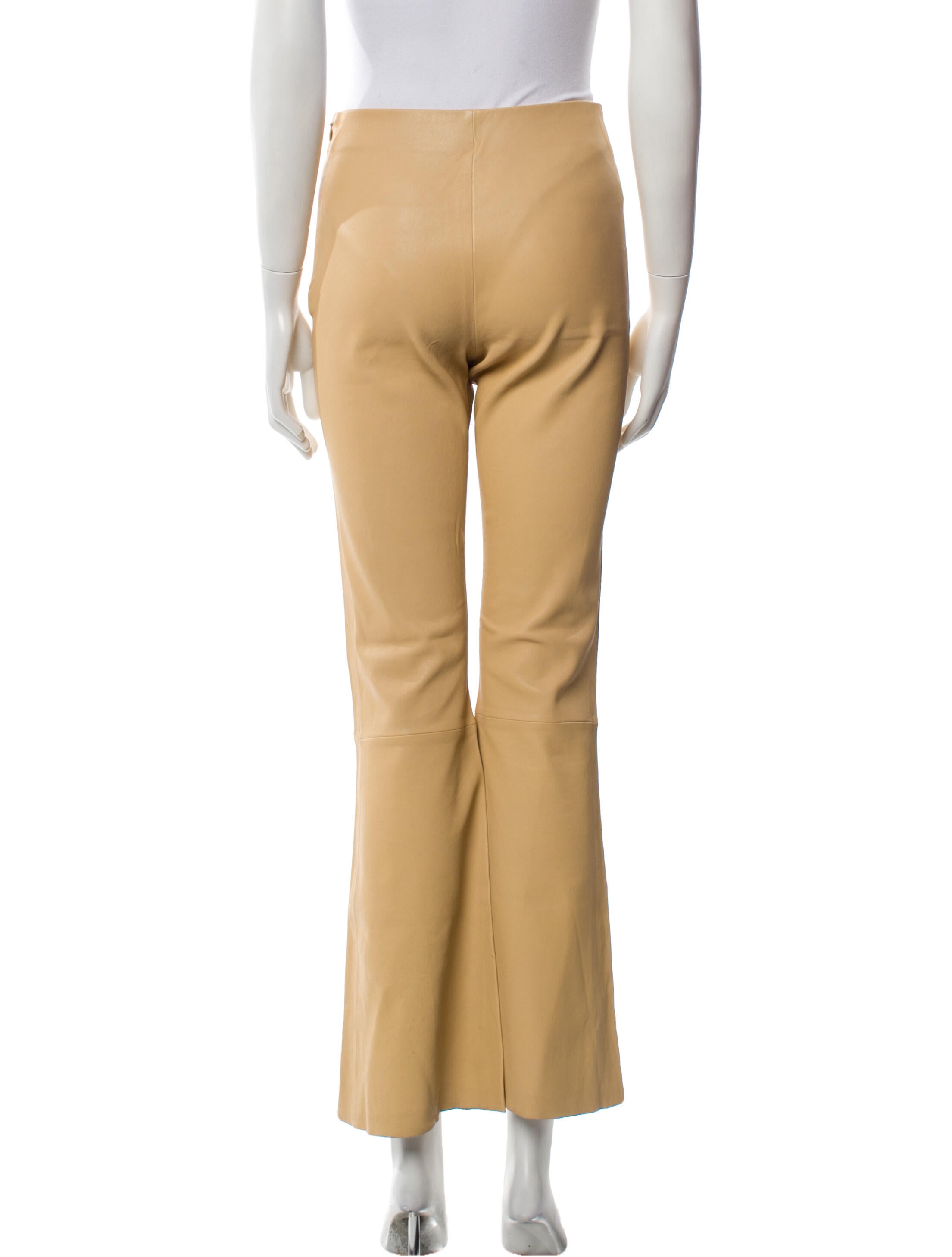 By Malene Birger Leather Wide Leg Pants